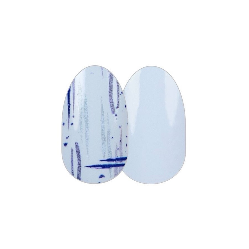 Color Street FEELING PAINT Blue Paint Accent Sticker 100% Nail Polish Strips